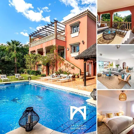 Villa Vacation I Adelfas, Andalusian Style, Private Pool, Sea View Marbella